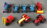 Group of 8 die-cast Farm/work vehicles