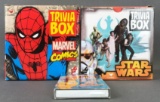 Group of 3 trivia boxes and more