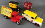 Group of 4 Coca-Cola collectible pieces