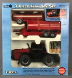 Ertl Case iH 3 piece battery powered farm toy set