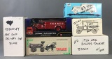 Group of 6 die-cast metal vehicle coin banks