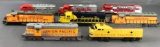 Group of 8 HO scale model train cars