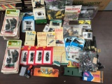 Large group model train accessories