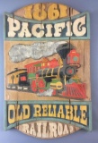 Pacific Railroad Old Reliable Plaque