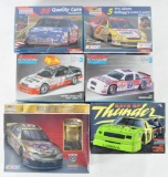 Group of 6 Stock Car Model Kits