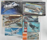 Group of 7 Airplane and Jet Model Kits