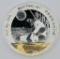 2017 China Moon Festival Panda Five Ounces .999 Fine Silver Hologram Proof Medal.
