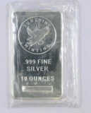 Sunshine Minting 10 Ounce .999 Fine Silver Bar / Ingot.