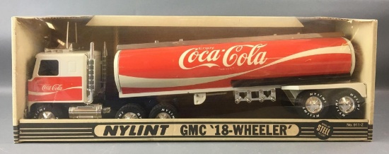 Nylint Coca-Cola Die-cast GMC 18 Wheeler Tanker