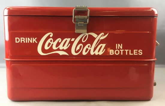 Vintage Coca-Cola Hemp and Co Model 9023 Advertising Metal Cooler