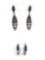 Lot of 2 Pairs : Sterling Silver and Lapis Earrings - Lilly Barrack