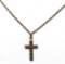14k Gold Filled Chain Necklace and Cross Pendant