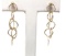 14k Yellow Gold Linked Circles Earrings