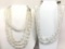 Lot of 3 : Vintage Czech Crystal Necklaces