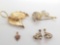 Costume Brooch, Earring and Pendant Lot