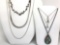 Lot of 6 : Sterling Silver Fashion Necklaces