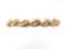 14k Yellow Gold Leaf-link Bracelet