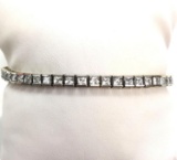 Sterling Silver and CZ Tennis Bracelet