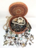 Large Lot of Costume Jewelry for Fashion or Crafting