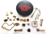Large Lot of Masonic, Order of the Eastern Star and Shriners Jewelry
