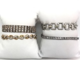 Lot of 4 : Fashion Bracelets with Sparkle