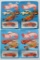 Group of 4 Hot Wheels Royal Flash Die-Cast Vehicles in Original Packaging