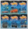 Group of 6 Hot Wheels Die-Cast Vehicles in Original Packaging