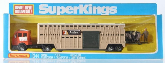 Matchbox Super Kings K-8 Animal Transporter Die-Cast Vehicle in Original Box