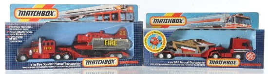 Group of 2 Matchbox Super Kings Die-Cast Vehicles in Original Boxes