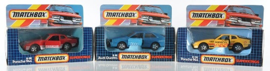 Group of 3 Matchbox Super Kings Die-Cast Vehicles in Original Boxes