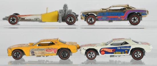 Group of 4 Hot Wheels Redlines Die-Cast Vehicles