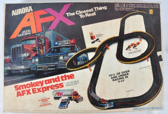 Aurora AFX Model Motoring Slot Car Race Set with Original Box