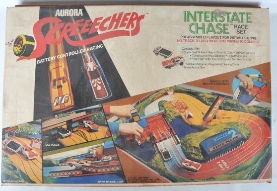 Aurora Screeechers Battery Controlled Racing Set with Original Box