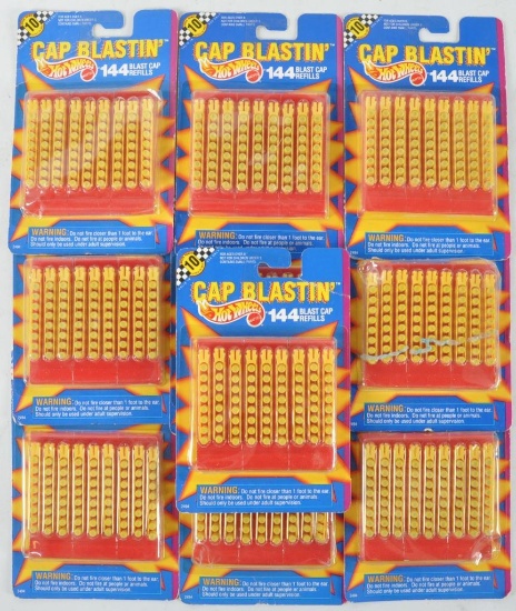 Group of 10 Hot Wheels Cap Blastin' Blast Caps in Original Packaging