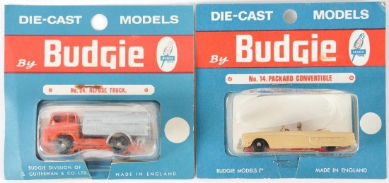 Group of 2 Budgie Toys Die-Cast Vehicles with Original Packaging