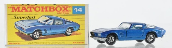 Matchbox Superfast No. 14 ISO Grifo Die-Cast Vehicle with Original Box