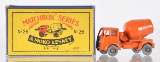 Matchbox No. 26 Cement Lorry Die-Cast Vehicle with Original Box