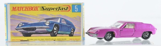 Matchbox Superfast No. 5 Lotus Europa Die-Cast Vehicle with Original Box