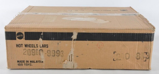Partially Full Shipping Box of Assorted Hot Wheels