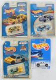 Group of 4 Hot Wheels Electric Racing and Hummer Die-Cast Vehicles