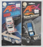 Group of 2 Aurora AFX Slot Cars in Original Packaging