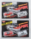 Group of 2 Tyco Magnum 440-X2 Viper Slot Cars in Original Packaging