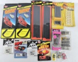 Group of HO Slot Car Track and Accessoires