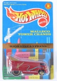 Hot Wheels Special Edition Malleco Tower Cranes High Rise Express in Original Packaging