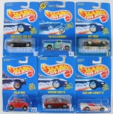 Group of 6 Hot Wheels Die-Cast Vehicles in Original Packaging