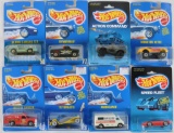 Group of 8 Hot Wheels Die-Cast Vehicles in Original Packaging