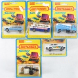 Group of 5 Matchbox Superfast Die-Cast Vehicles in Original Packaging