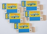 Group of 5 Matchbox E Boxes