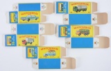 Group of 5 Matchbox E Boxes