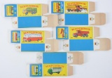 Group of 5 Matchbox E Boxes